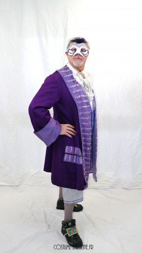 Costume XVIIIe siècle violet
