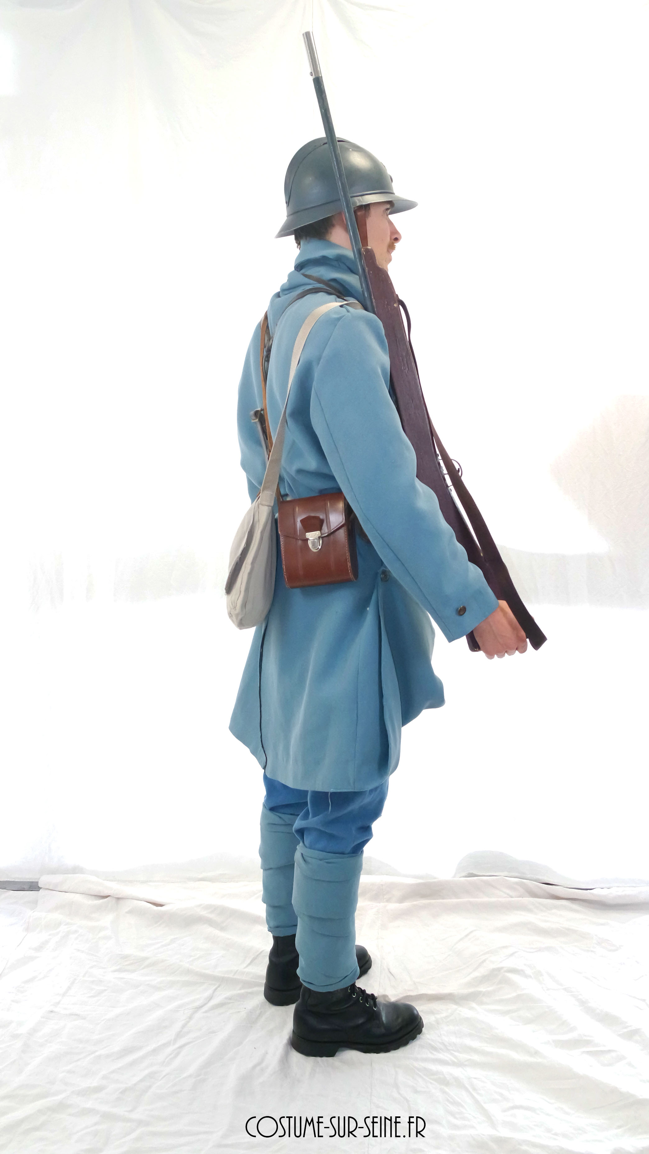 1 BANDE MOLLETIERE POILU BLEU HORIZON 1915/1918