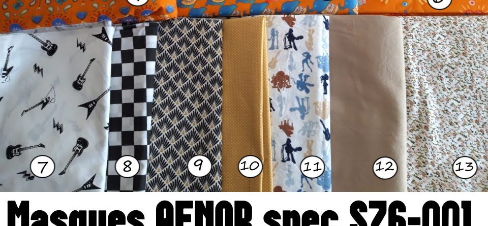 masque AFNOR Costume sur Seine