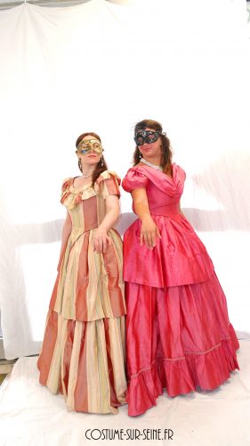 Robe à crinoline Empire