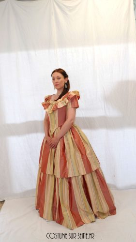 Robe à crinoline Empire