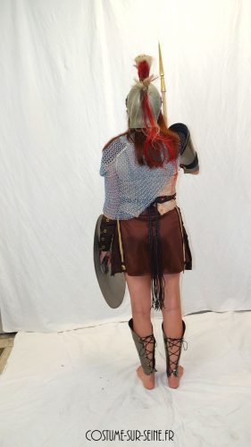 costume complet guerrière grecque