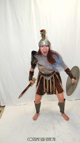costume complet guerrière grecque