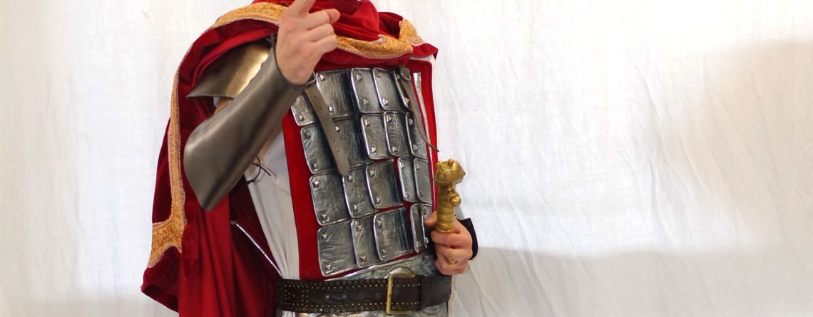 cape et armure de centurion