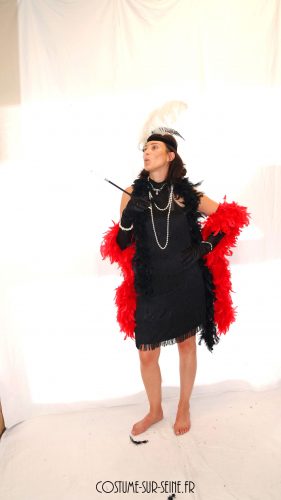 robe noire années folles