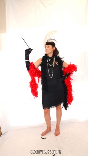 robe noire années folles