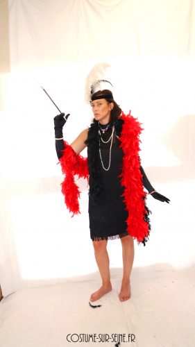 robe noire années folles