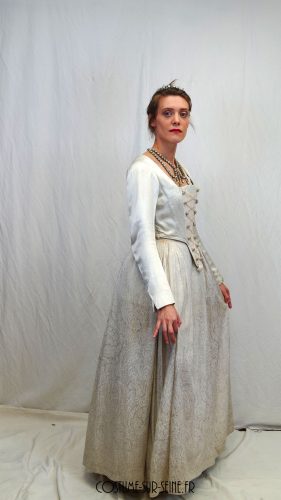 Robe Marie Antoinette blanche
