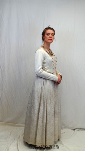 Robe Marie Antoinette blanche