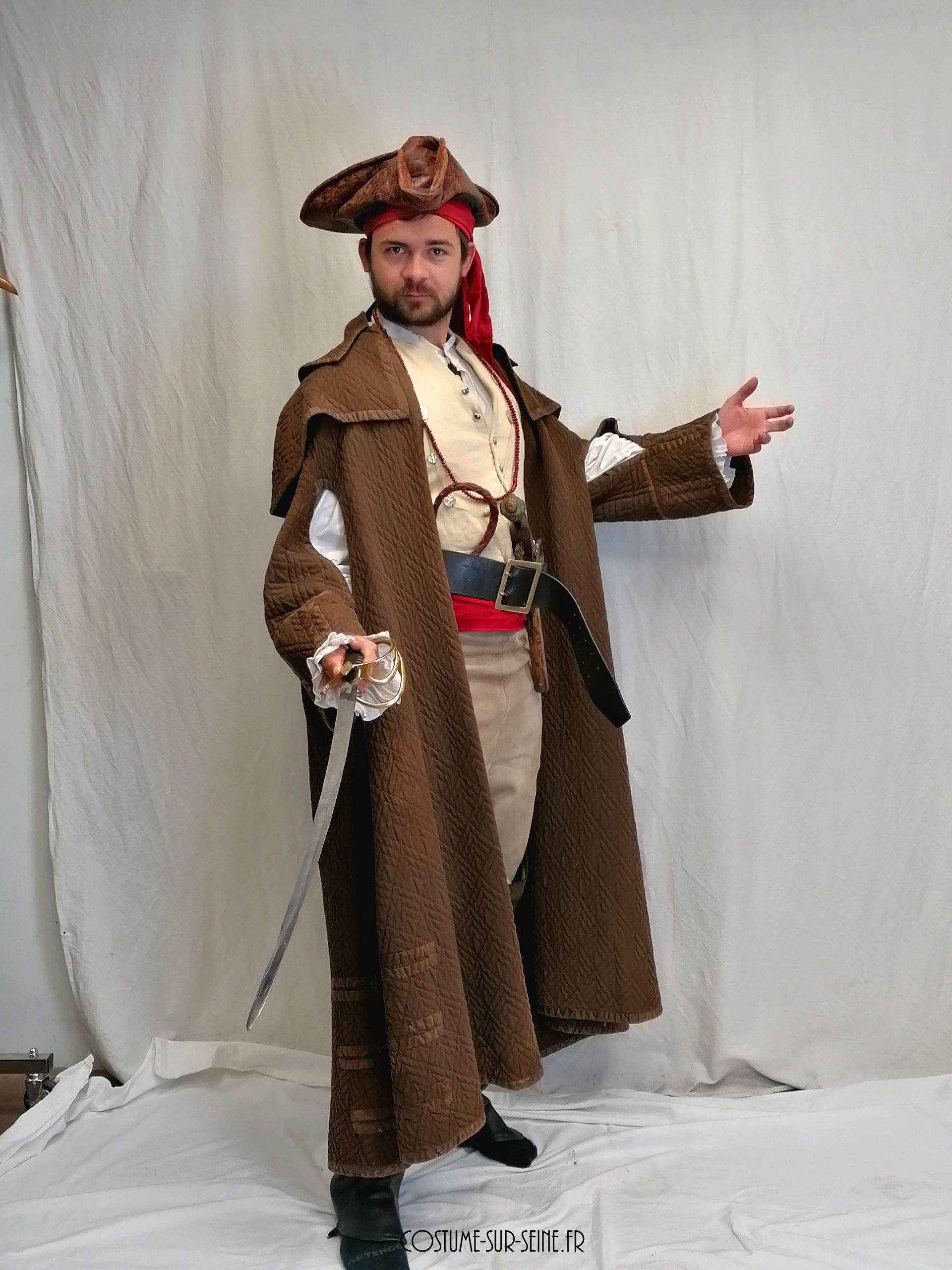 costume Pirate du 17e en location