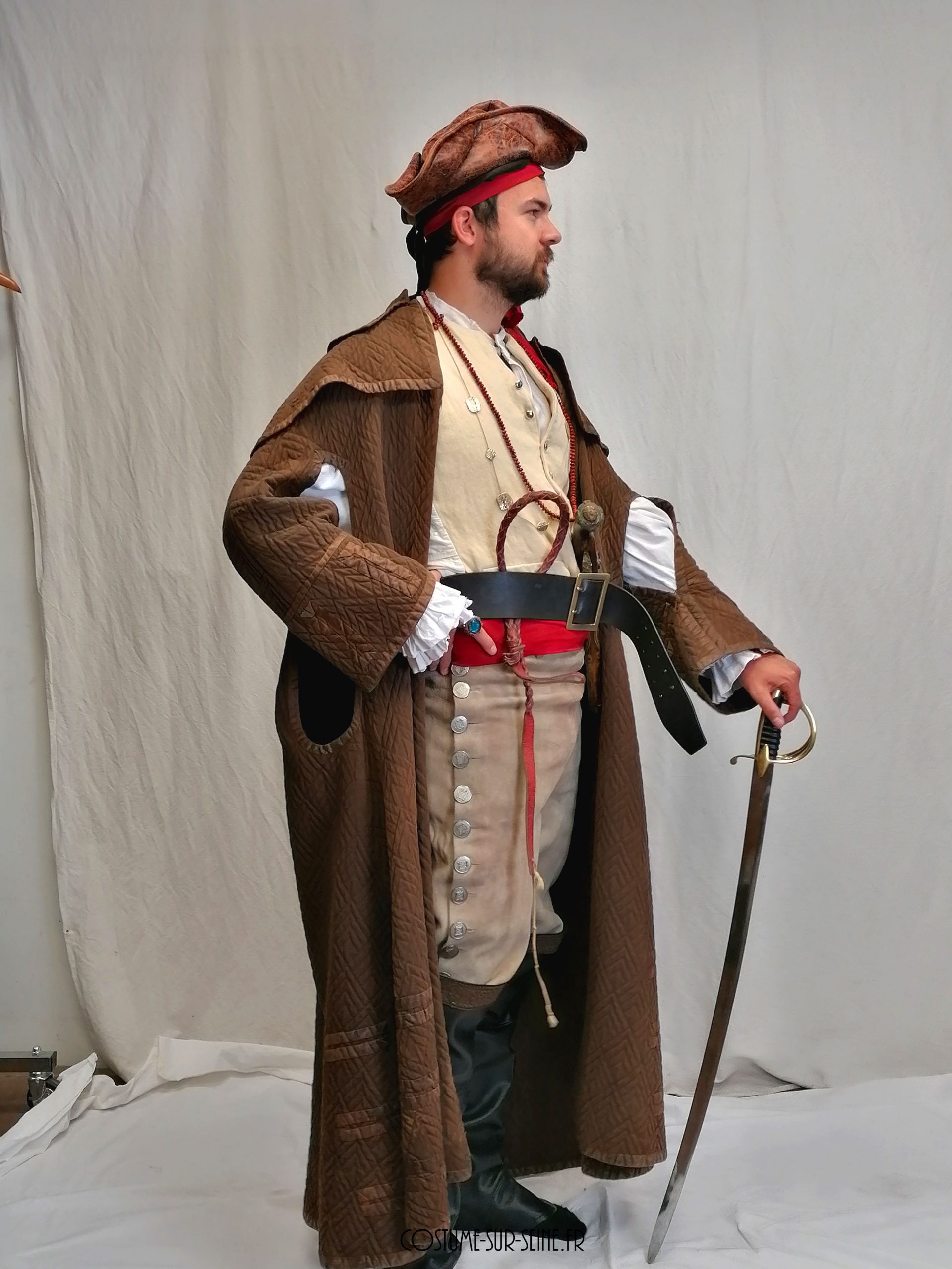 costume Pirate du 17e en location