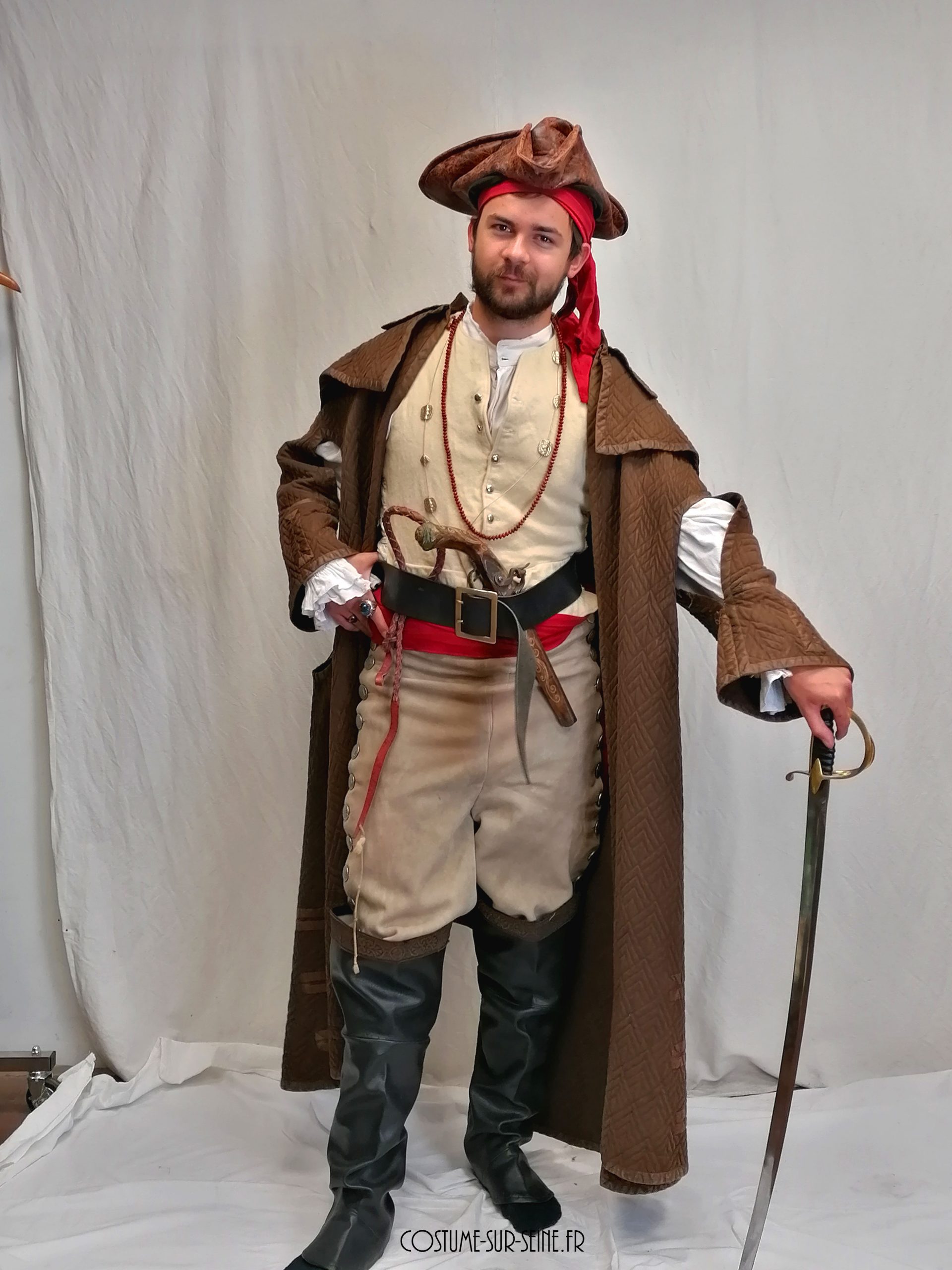 costume Pirate du 17e en location