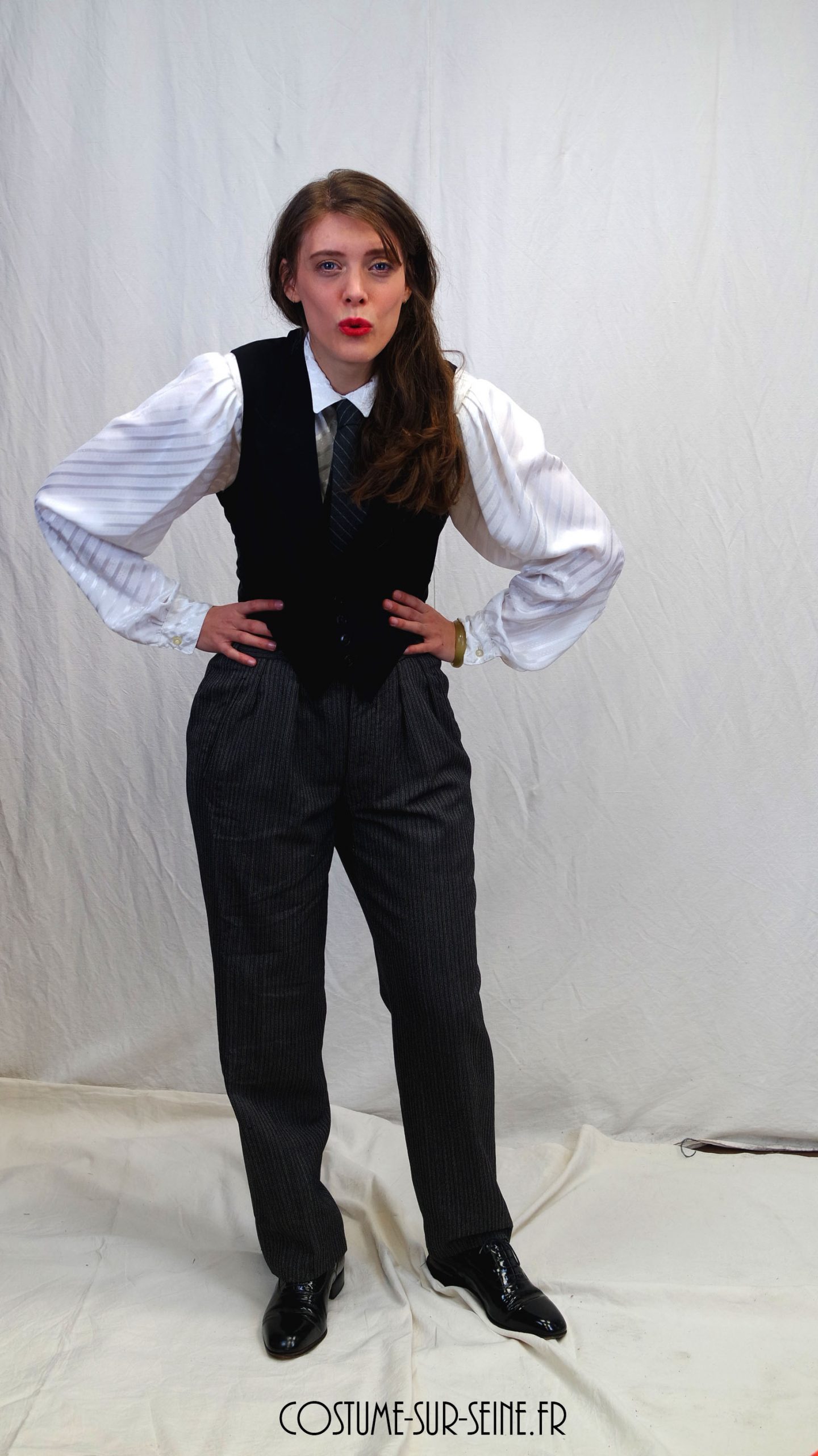 costume d’époque 1920 Garçonne